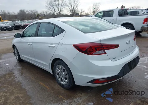 2019 Hyundai Elantra Se из США, поврежденный, VIN 5NPD74LF2KH482920